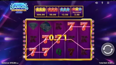 Diamond Supernova 20 slot screenshot 3