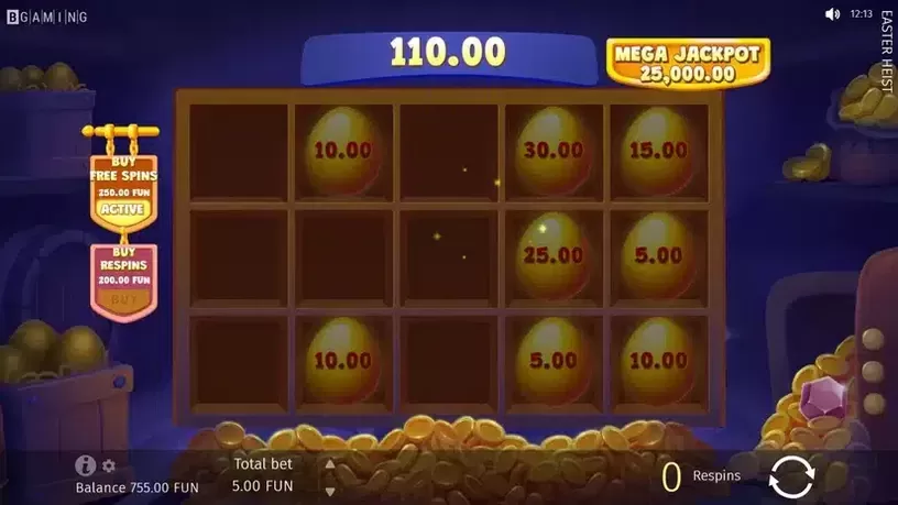 Easter Heist slot screenshot 8
