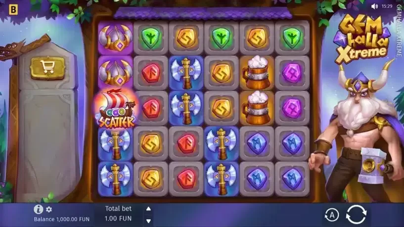 Gemhalla Xtreme slot screenshot 
