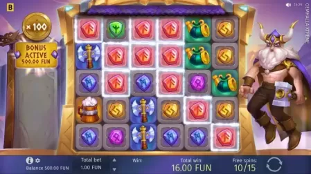 Gemhalla Xtreme slot screenshot 4