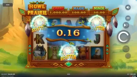 Howl of Prairie slot screenshot 2