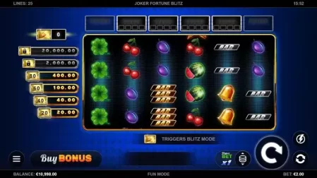 Joker Fortune Blitz slot screenshot 1