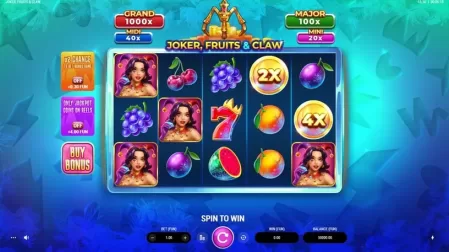 Joker, Fruits & Claw slot screenshot 1