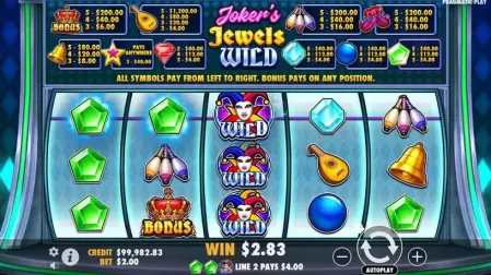 Joker’s Jewels Wild slot screenshot 3