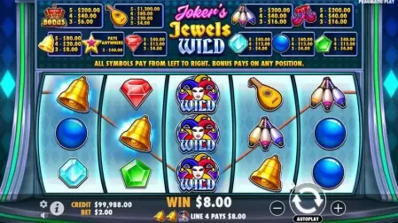 Joker’s Jewels Wild slot screenshot 4