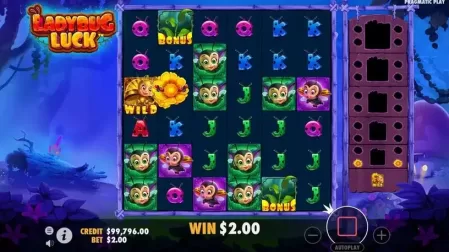LadyBug Luck slot screenshot 4