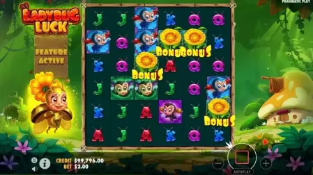 LadyBug Luck slot screenshot 2