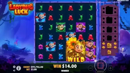 LadyBug Luck slot screenshot 5