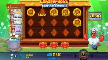 Lobster Bob's Sea Food and Win It slot screenshot 7