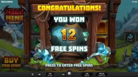 Mega Mine slot screenshot 4