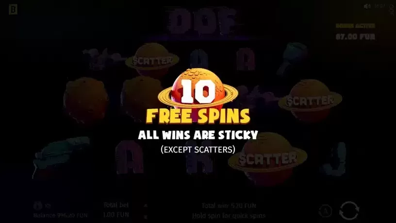 OOF The Goldmine Planet slot screenshot 3