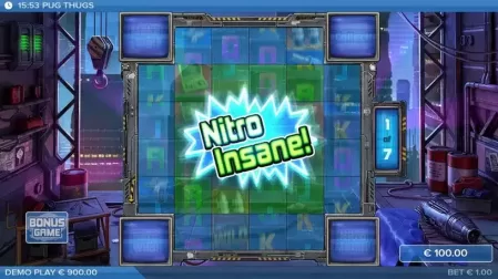 Pug Thugs of Nitropolis slot screenshot 4