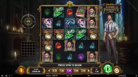 Rich Wilde and the Tome of Insanity slot screenshot 1
