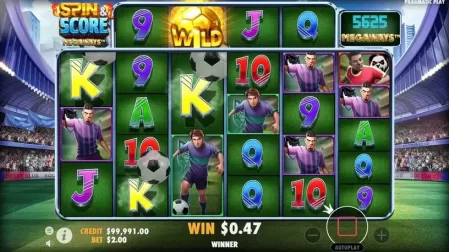 Spin & Score Megaways slot screenshot 2