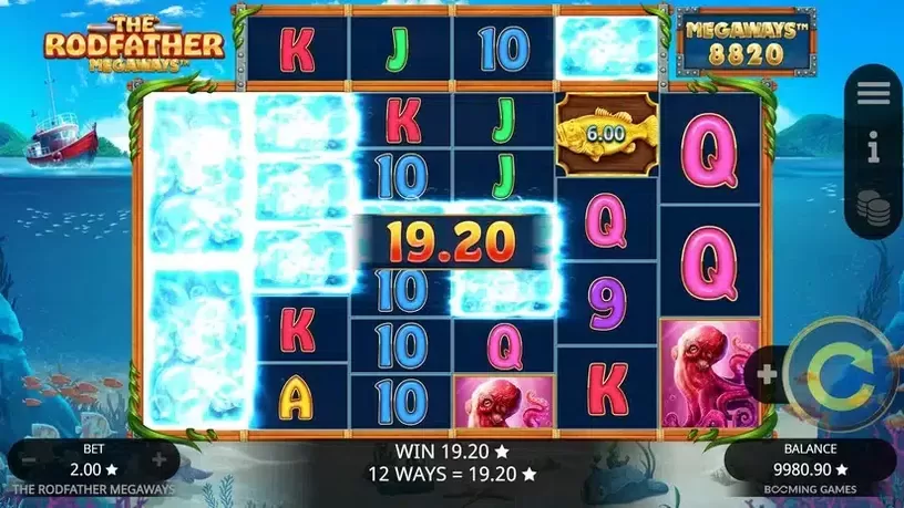 The Rodfather Megaways slot screenshot 2