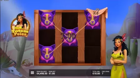 Totem Poles slot screenshot 6