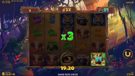 Way Of The Tiger slot screenshot 5