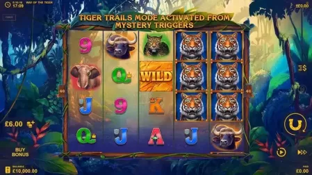Way Of The Tiger slot screenshot 1