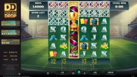 World Class Kick Off Dream Drop slot screenshot 4