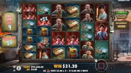Zombie School Megaways slot screenshot 3